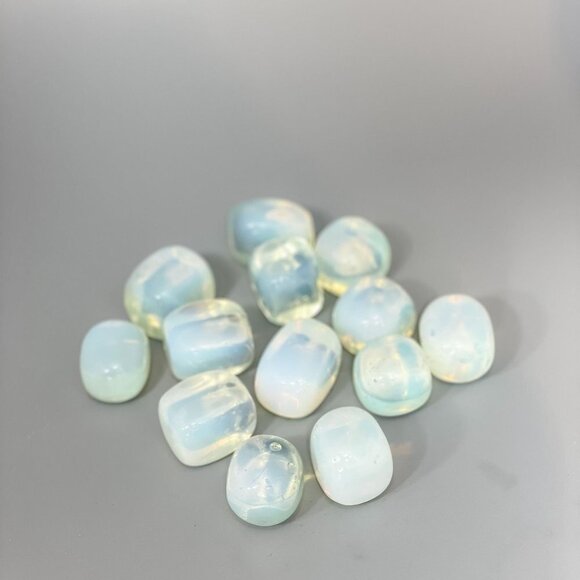 Opalite Pocket Stone, Polished Tumbled Crystal for Spiritual Radiance - Picture 2 of 9